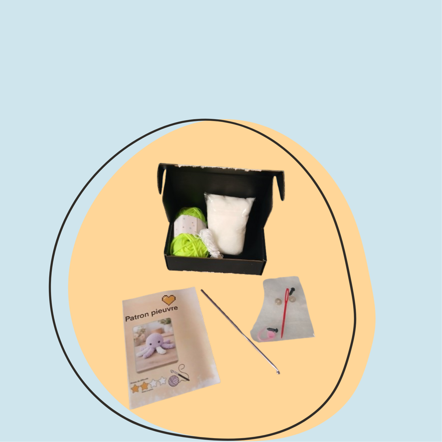 Kit petite pieuvre caline