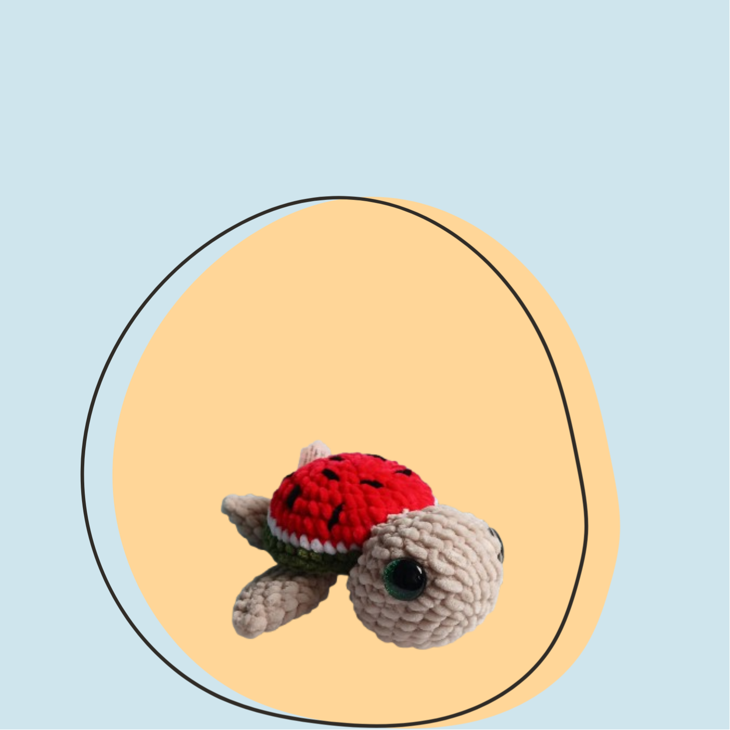 Tortue pastèque